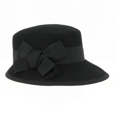 Black felt cap - Traclet