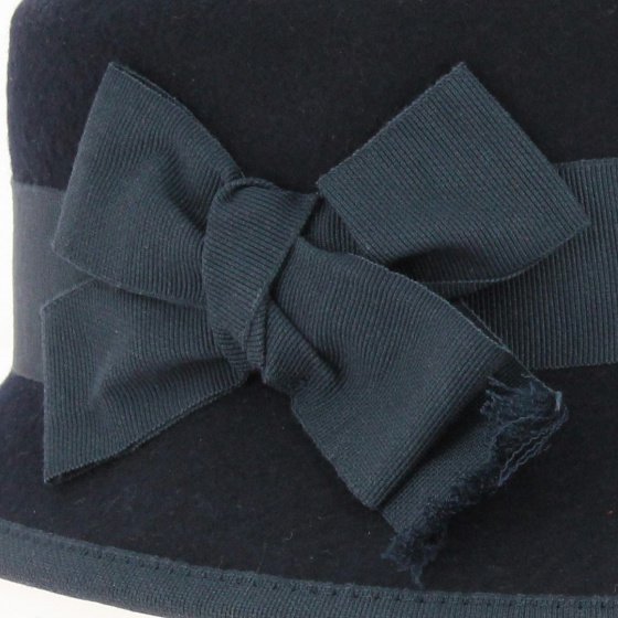 Navy felt cap - Traclet Navy felt cap - Traclet