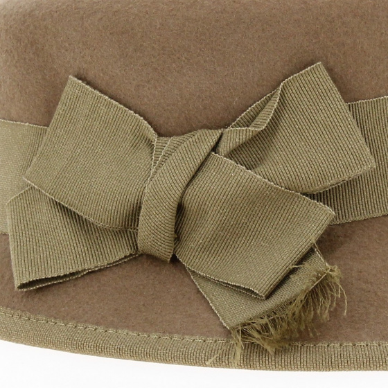 Capelin cap in camel felt - Traclet Capelin cap in camel felt - Traclet