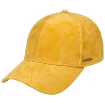 Louisville Baseball Cap Leather Yellow - Stetson