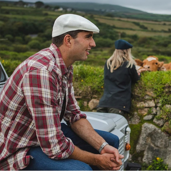 Casquette Golfer Blanche