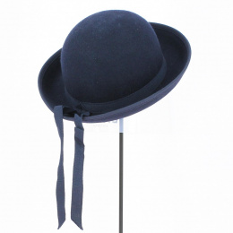 Breton hat Felt Wool Child Navy - Traclet