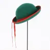 Chapeau Breton Feutre Laine Vert et Rouge - Traclet