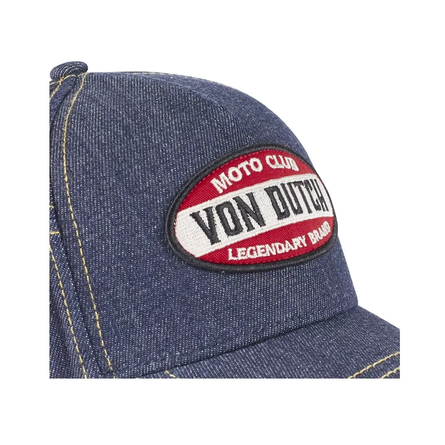 Casquette Baseball Moto Club Denim - Von Dutch    Reference : 17231| Chapellerie Traclet