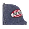 Casquette Baseball Moto Club Denim - Von Dutch    Reference : 17231| Chapellerie Traclet