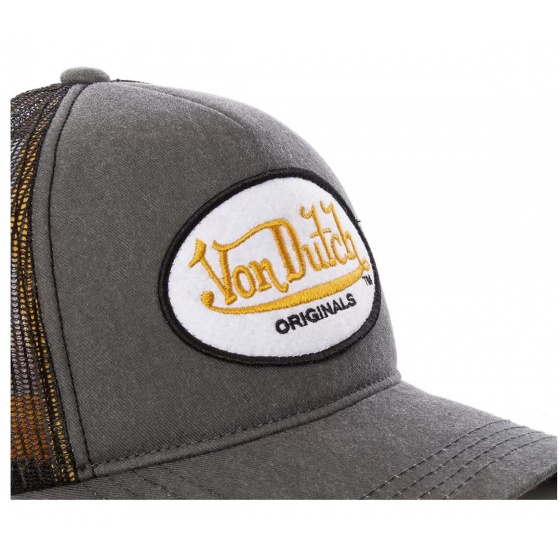 Grey Baseball Crew Cap - Von Dutch