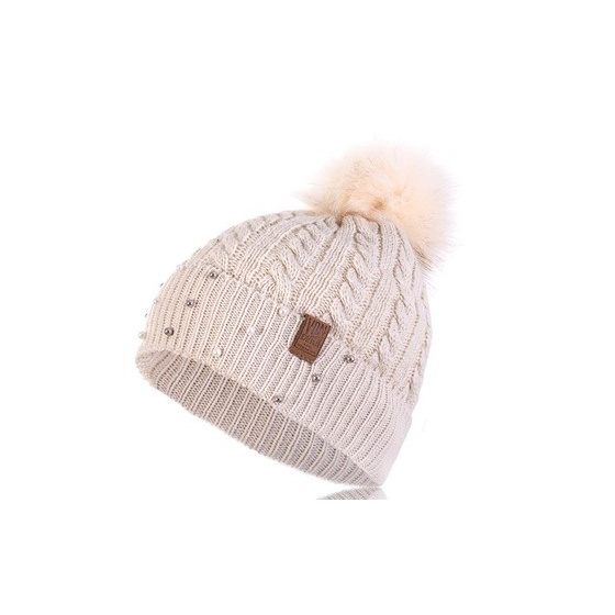 Beige Mulholland Beanie - Von Dutch