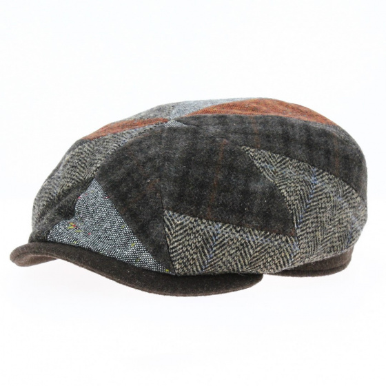 Houston Patchwork Brown Cap - Crambes