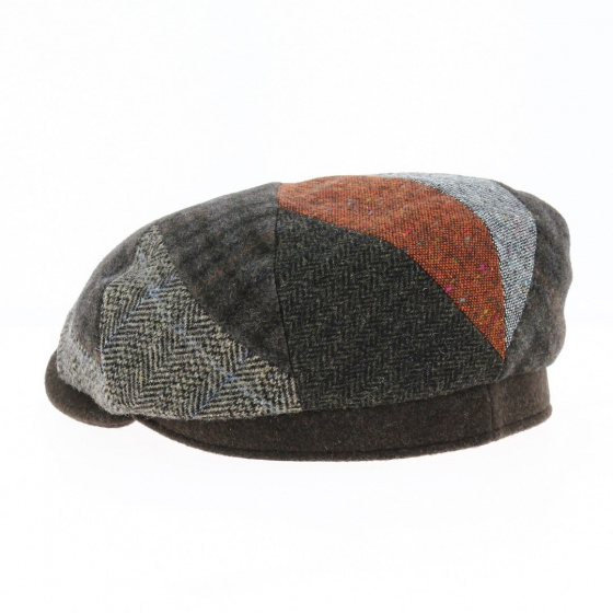 Houston Patchwork Brown Cap - Crambes
