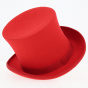 Top Hat Felt Wool Poppy - Traclet