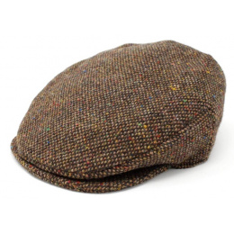 Tweed Flat Cap Newbridge Brown Wool - Hanna Hats