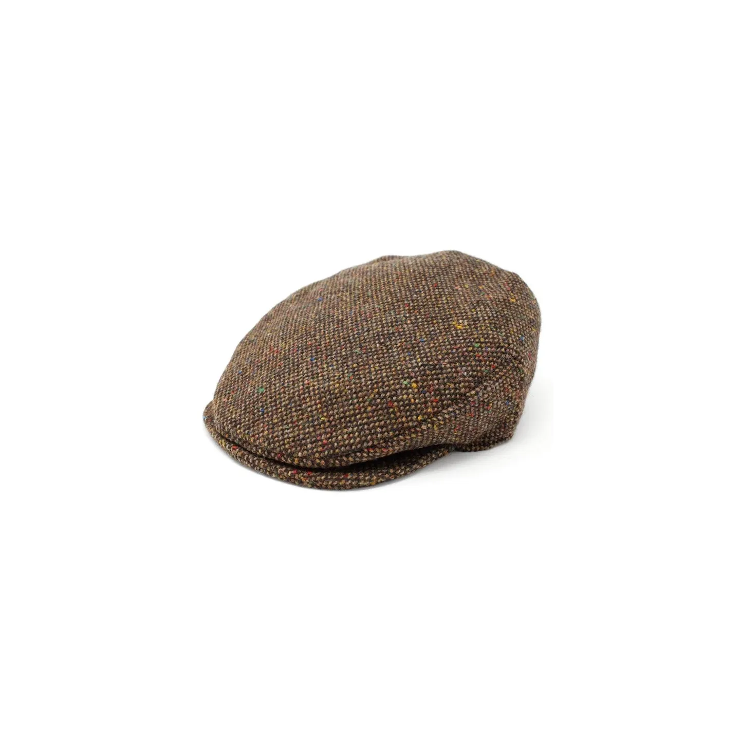 Tweed Flat Cap Newbridge Brown Wool - Hanna Hats