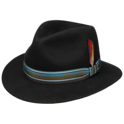 Chapeau Traveller Aussie Woolfelt Noir - Stetson