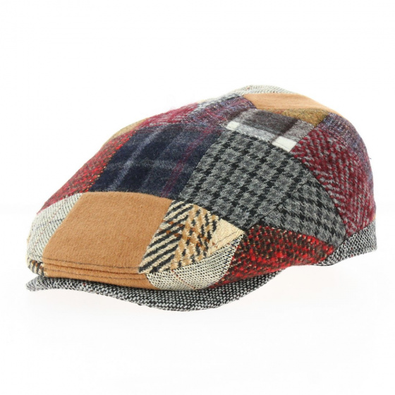 Casquette Plate Tadoussac Patchwork Laine - Aussie Apparel Casquette Plate Tadoussac Patchwork Laine - Aussie Apparel