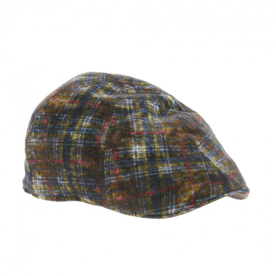 Casquette Bec de Canard Printed Babycord Coton- Stetson Casquette Bec de Canard Printed Babycord Coton- Stetson