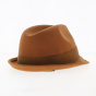 Trilby Gain Felt Wool Caramel Hat - Brixton