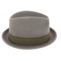 Trilby Hat Gain Grey and Gold - Brixton