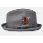 Trilby Gain Grey Hat - Brixton