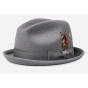 Trilby Gain Grey Hat - Brixton