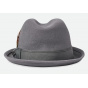 Trilby Gain Grey Hat - Brixton