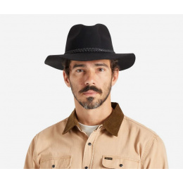 Messer Western Black Felt Fedora Hat - Brixton