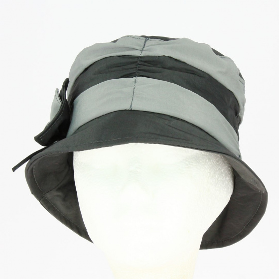 Chapeau Cloche de Pluie Noeud Noir - Traclet Chapeau Cloche de Pluie Noeud Noir - Traclet