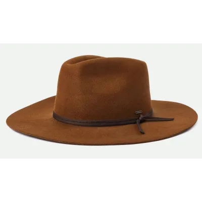 Chapeau Cowboy Cohen Feutre Laine Camel - Brixton Reference : 17276| Chapellerie Traclet