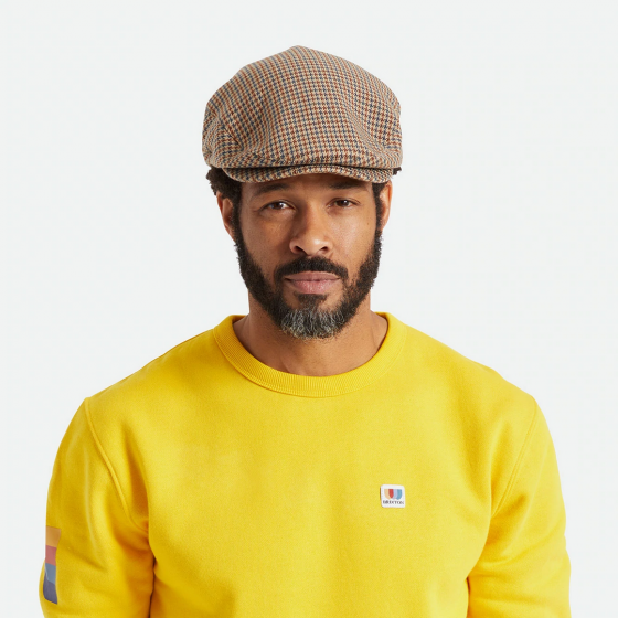 Casquette Hooligan Motifs Pieds de Poule - Brixton