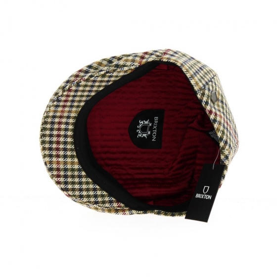 Brown Corduroy Hooligan Baggy Flat Cap - Brixton Brown Corduroy Hooligan Baggy Flat Cap - Brixton