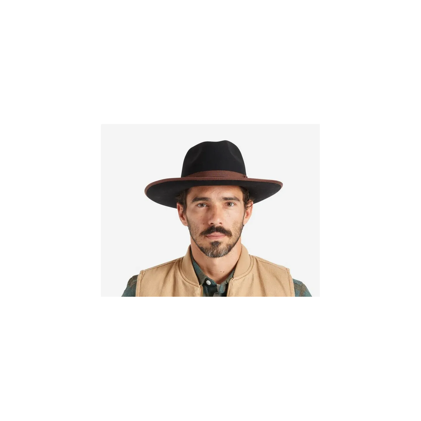 Chapeau Fedora Reno Feutre Noir - Brixton  réf 17284