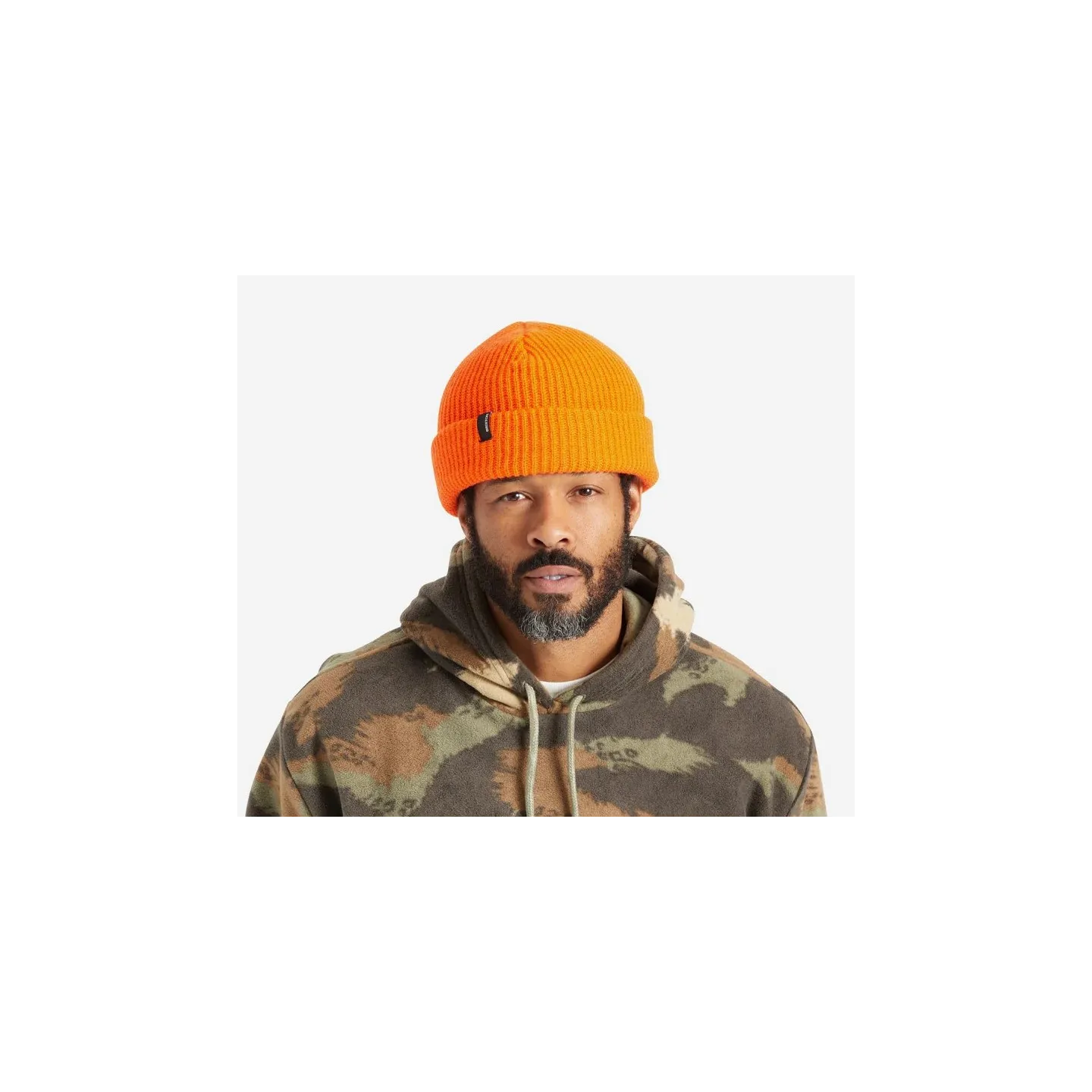 Heist Orange Knit Beanie - Brixton Reference: 983 | Traclet Hat Shop