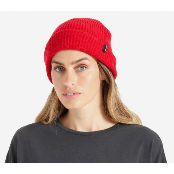 Red Heist Knit Beanie - Brixton
