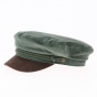 Marin Fiddler Velvet Cap Green and Brown - Brixton