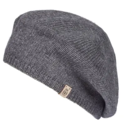Women's beret Castello Anthracite - Roeckl