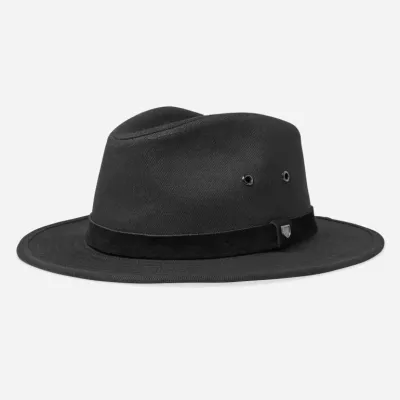 Chapeau Traveller Messer Coton Noir - Brixton
