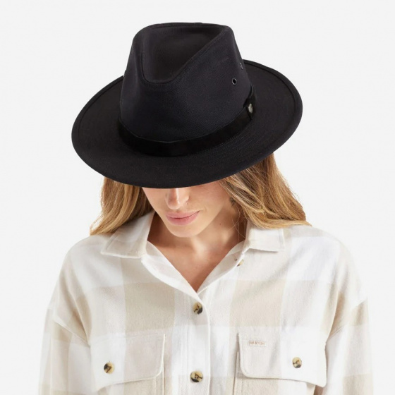 Chapeau Traveller Messer Coton Noir - Brixton
