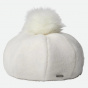 Natalie Women's Beret with White Pompon - Brixton