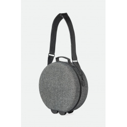 Grey and black hatbox - Brixton