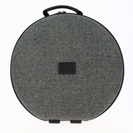 Grey and black hatbox - Brixton