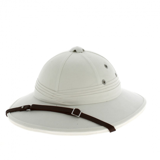 White French Colonial Helmet