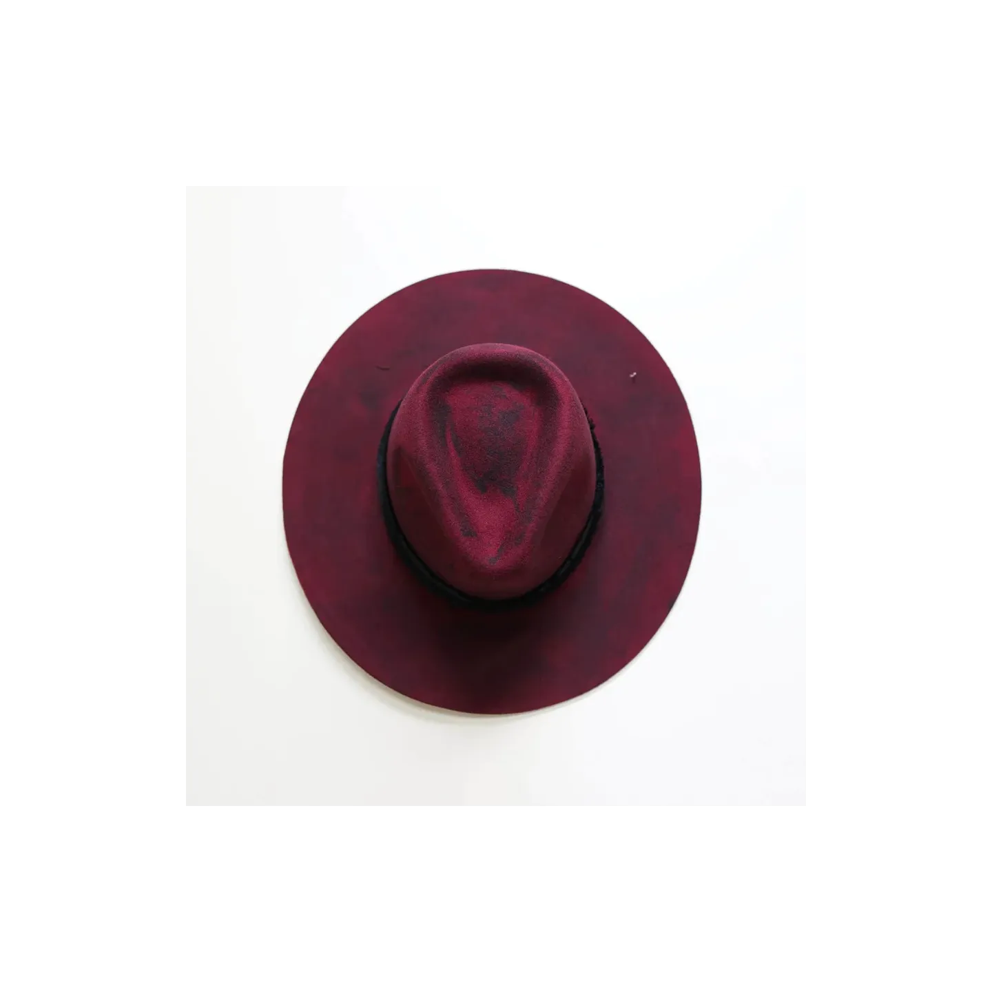 Chapeau Fedora Plum Feutre Bordeaux - Head'n Home
