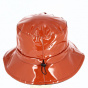 Lucy brick varnish rain hat - Traclet