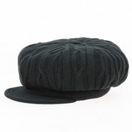 Gavroche Helsinki Cap Black Tricot - Traclet