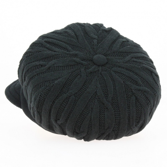 Gavroche Helsinki Cap Black Tricot - Traclet