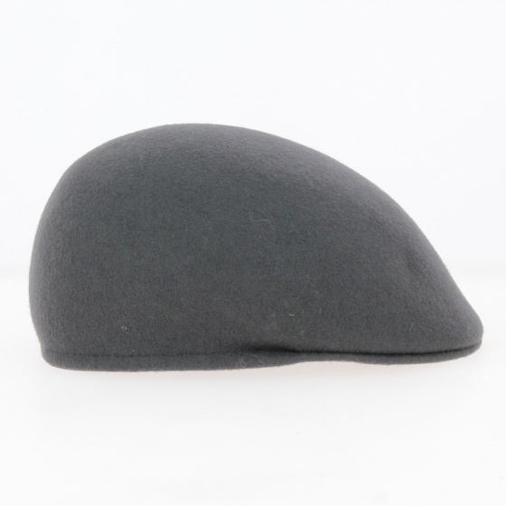 Gray Rigid Wool Domed Cap - Fléchet