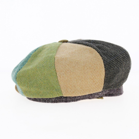 Casquette irlandaise Patchwork avec basque - Hanna hats