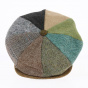 Patchwork Irish cap with brim - Hanna hats