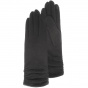 Women's long gloves Tactile wool black - Isotoner