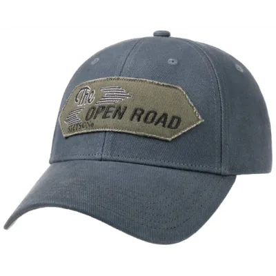 Baseball Cap The Open Road Cotton Blue - Stetson
