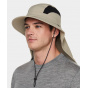 Recycled fabric cap UPF50+ Taupe neck cover - Tilley